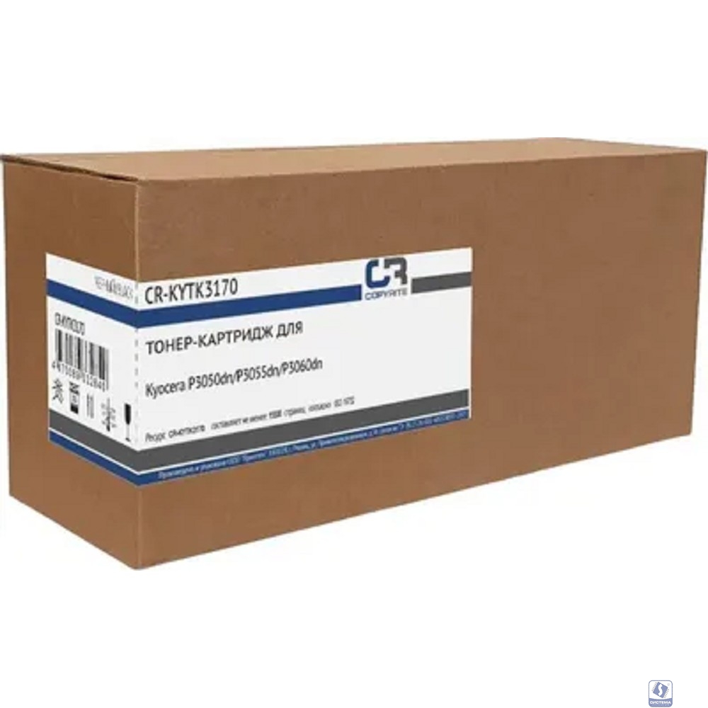 Картридж лазерный CopyRite CR-KYTK3170 TK-3170 черный (15500стр.) для Kyocera P3050dn/P3055dn/P3060d