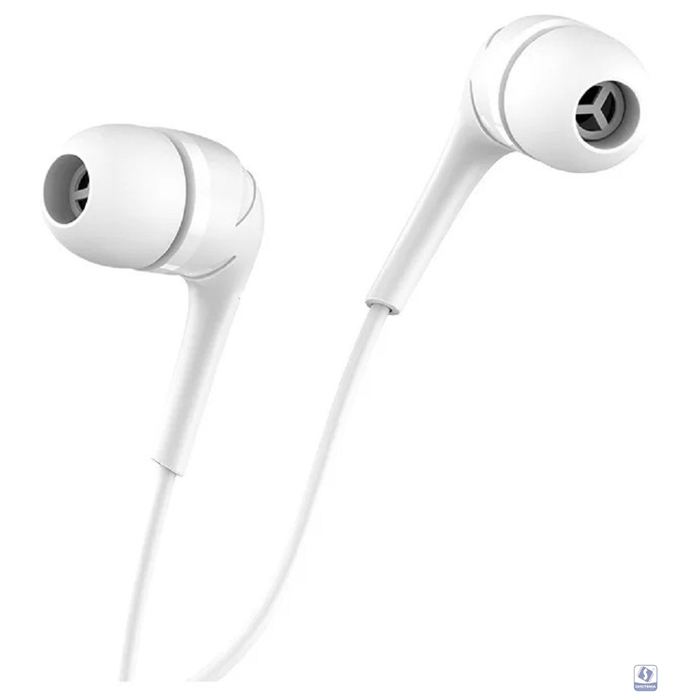 HOCO M40/ Наушники + микрофон/ Многофункциональная кнопка/ 1.2м/ 3.5 mm jack/ White