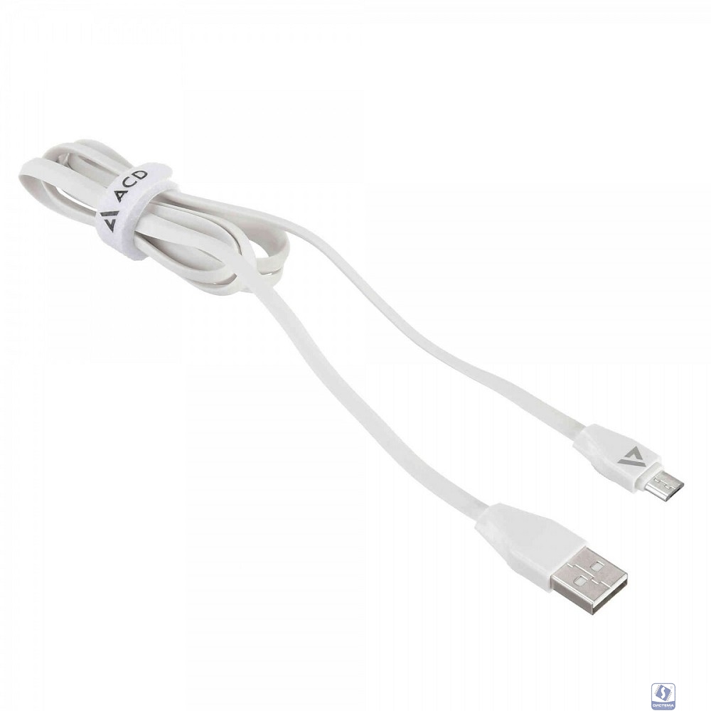Кабели USB ACD USB кабель ACD-Life MicroUSB ; USB-A TPE, 1м, белый (ACD-U920-M1W)