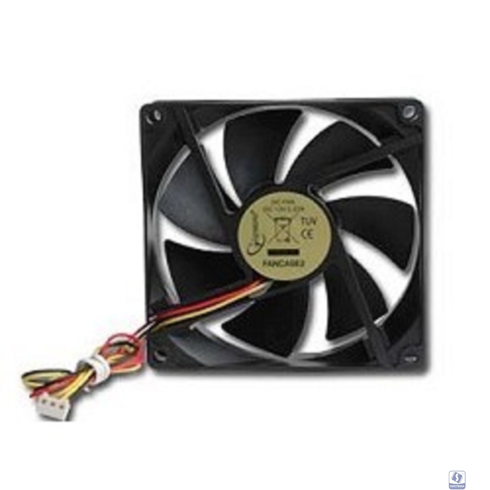 Gembird Вентилятор для корпуса 92x92x25mm, sleeve, узкий разъем 3pin [FANCASE2]
