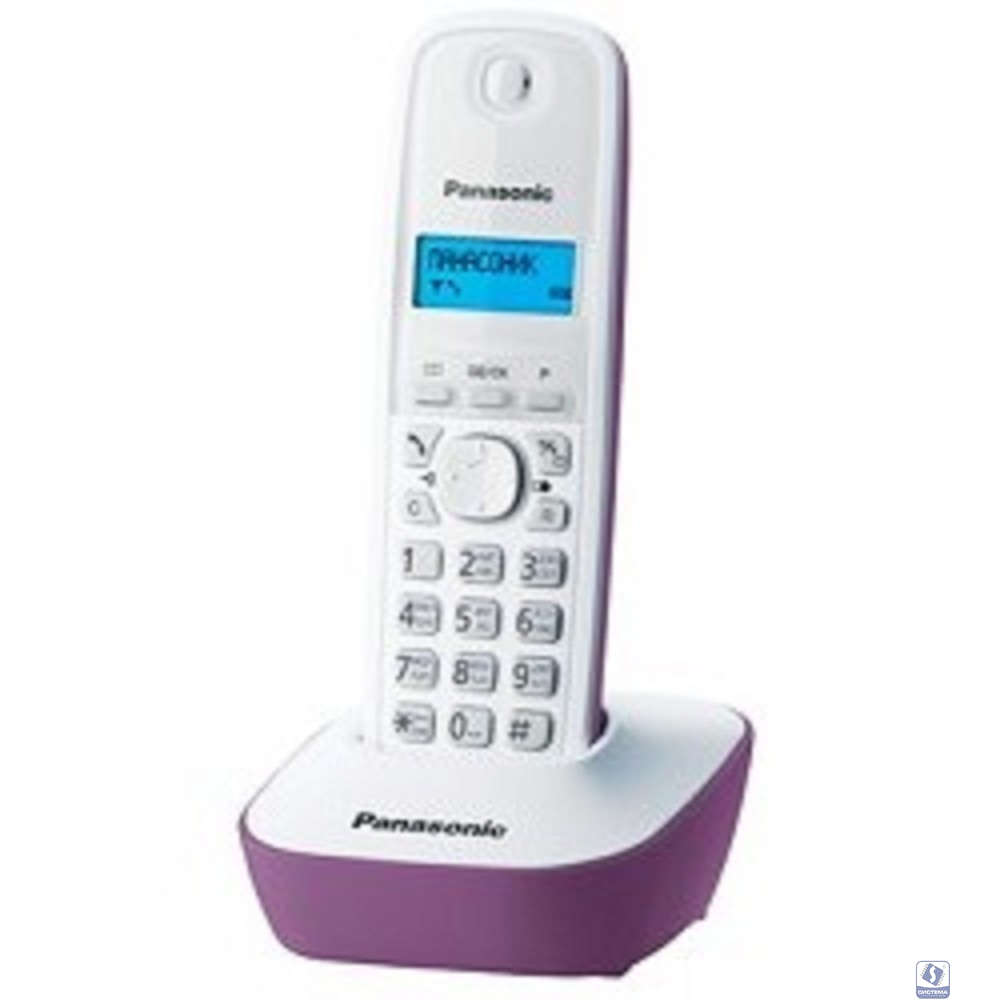 Panasonic KX-TG1611RUF (сиреневый) 