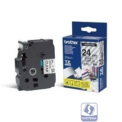 Brother TZE-151 Картридж  для термопринтера P-Touch с лентой 24 мм черный на прозрачном (TZE151)