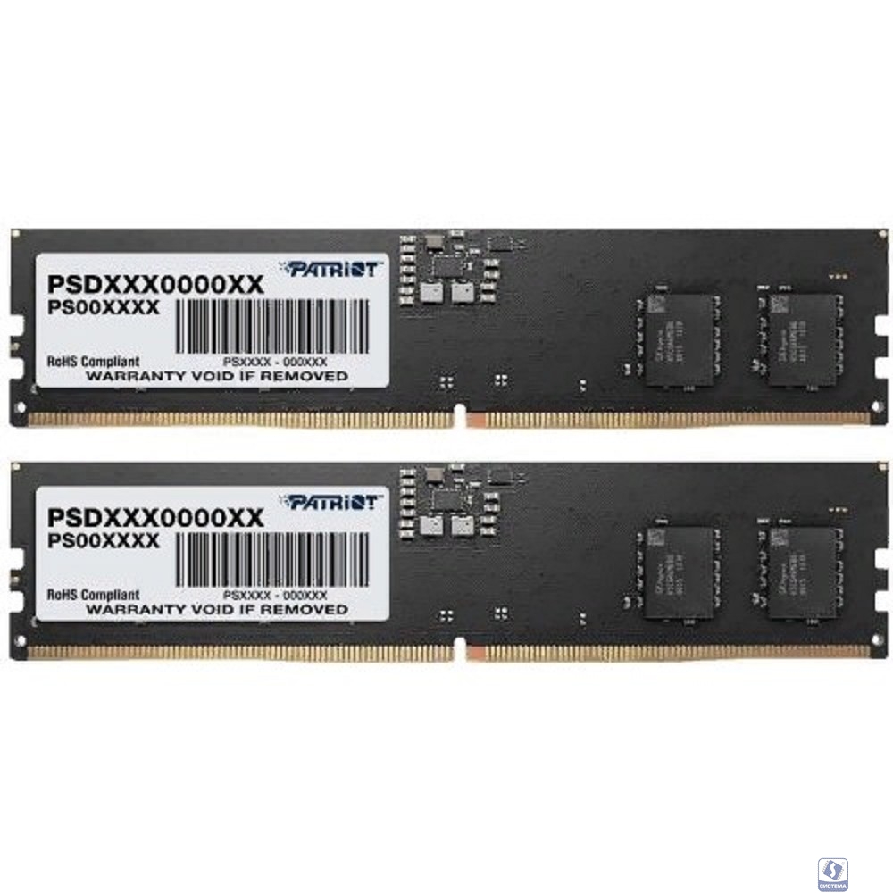 Память DDR5 2x16Gb 5600MHz Patriot PSD532G5600K Signature RTL PC5-44800 CL46 DIMM 288-pin 1.1В Ret