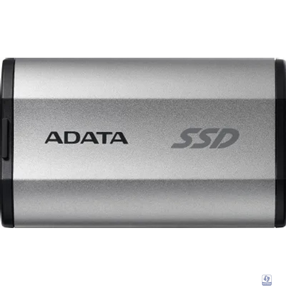 A-DATA Portable SSD 500GB External  SD810,Type-C, USB 3.2 Gen2x2, up to R/W 2000/2000 MB/s, 72.7x44x12.2mm, Silver (5 лет)