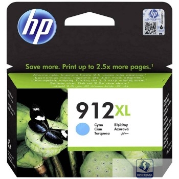 HP 3YL81AE Картридж № 912 струйный голубой (825 стр) 