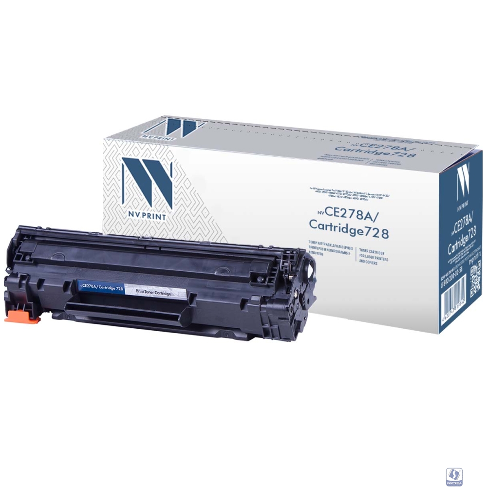 NVPrint CE278A/728 Картридж для hp p1566/p1606/canon i-sensys mf4410/4430