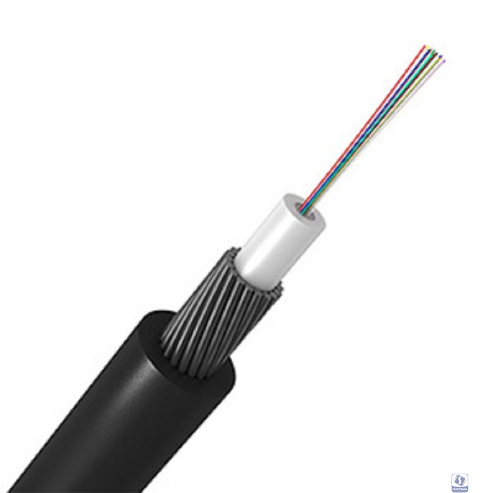 Cabeus STW-9-01x04-ARM-SW-PE-OUT Кабель волоконно-оптический 9/125 одномодовый, 4 волокна, loose tube, бронированный стальными проволоками, для внешней прокладки, в грунт (-40C ~ +70), PE, черный