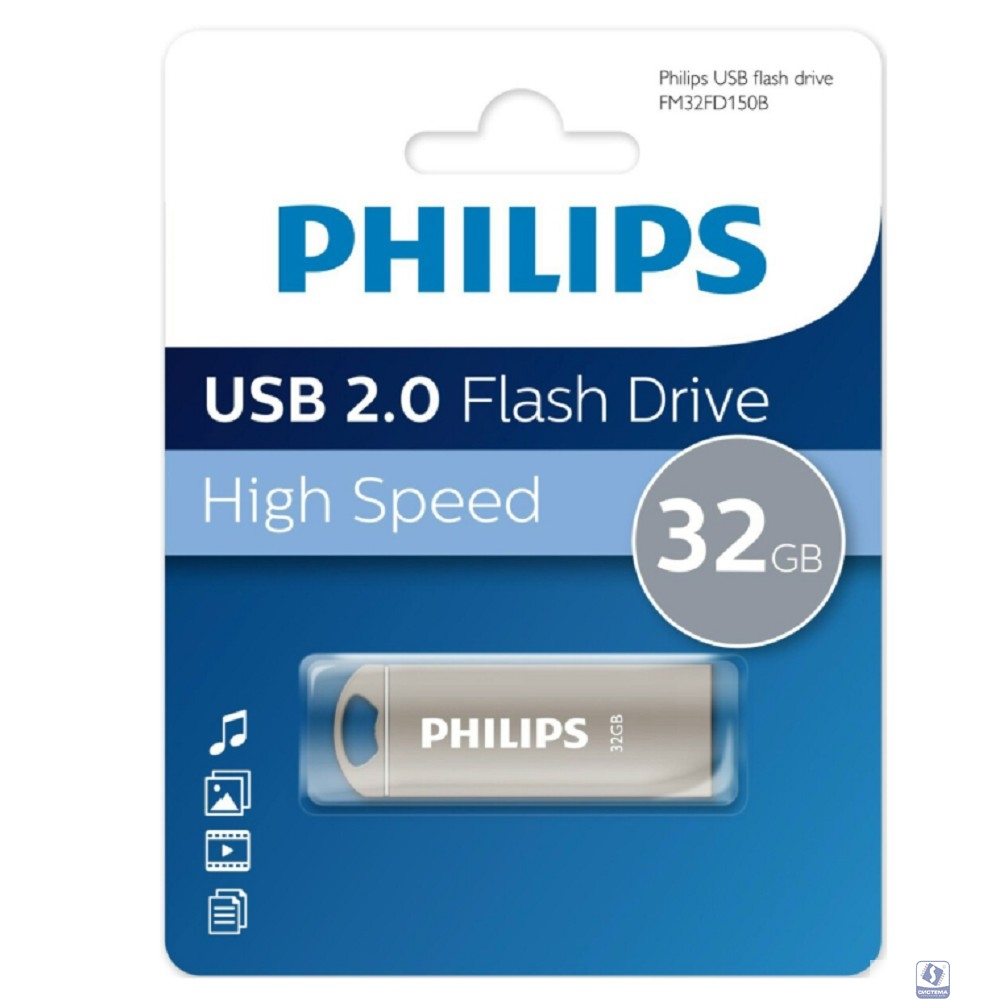 PHILIPS IRON 2.0 32GB, USB 2.0 (FM32FD150B/97)