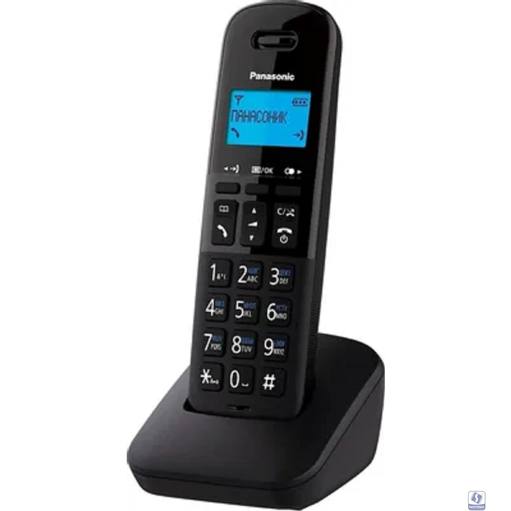 Panasonic KX-TGB610RUB  (черный) {Беспроводной DECT,40 мелодий,телефонный справочник 120 зап.