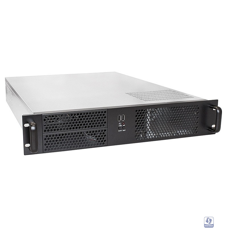 Exegate EX284977RUS Серверный корпус ExeGate Pro 2U650-08 <RM 19", высота 2U, глубина 650, БП 500ADS, 2*USB>