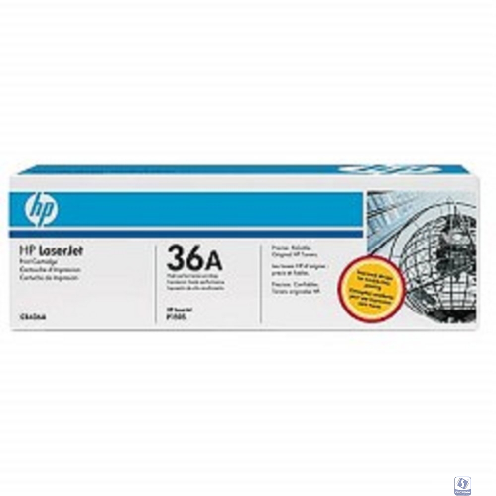 HP CB436A Картридж, Black 