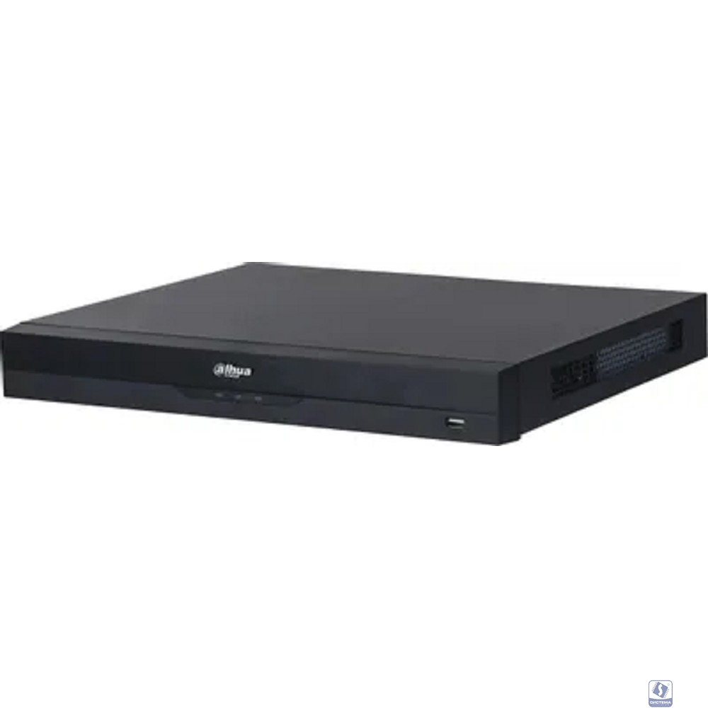 DAHUA DHI-NVR4208-8P-EI 8-канальный IP-видеорегистратор c PoE, 4K, H.265+, видеоаналитика, входящий поток до 256Мбит/с, 2 SATA III до 16Тбайт