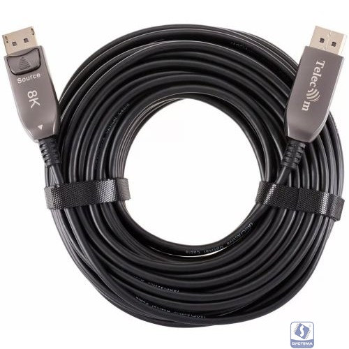 Telecom<TCG2130-20M> Активный оптический кабель DP1.4 8K@60Hz 20м