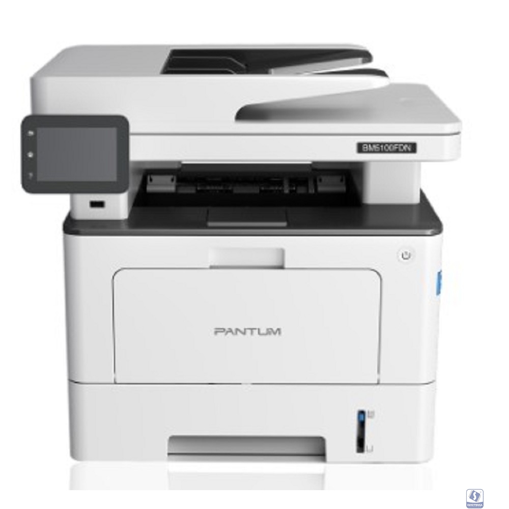 Pantum BM5100FDN МФУ лазерное ЧБ,A4, C/P/S, факс, дуплекс, автоподача, 40стр/мин, 1200x1200 dpi, 512 MB RAM, Duplex, Fax, ADF50, лоток 250 листов, USB, LAN,старт.картр.3000 листов 