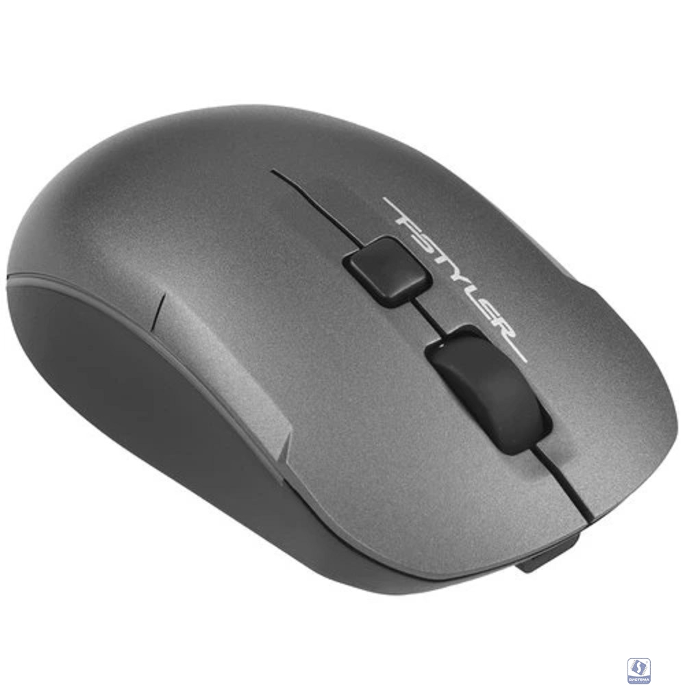 Мышь Wireless A4Tech Fstyler FB26CS Air2 серая/черная, оптическая (2000dpi), BT/Radio, USB, для ноутбука, (4but) (2011600)