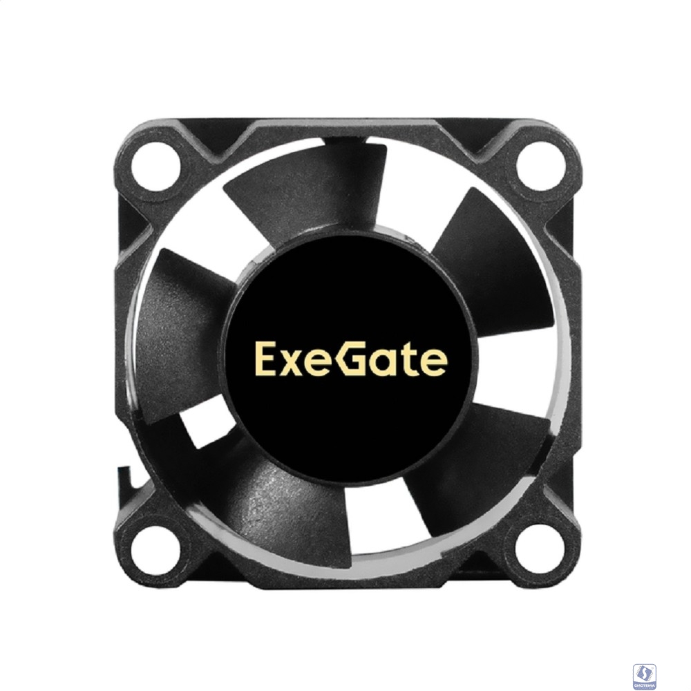 Exegate EX297008RUS Вентилятор 12B DC ExeGate ExtraSilent ES03010S3P (30x30x10 мм, Sleeve bearing (подшипник скольжения), 3pin, 10000RPM, 27dBA)