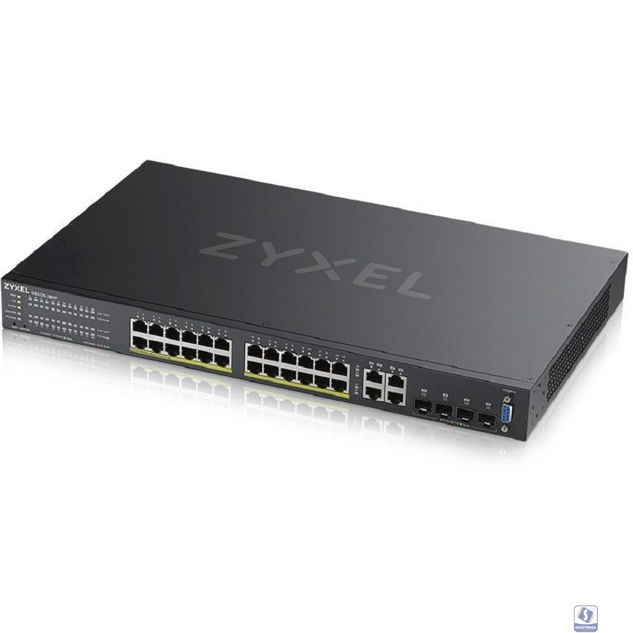 ZYXEL GS2220-28HP-EU0101F NebulaFlex Pro Коммутатор 28G 24PoE+ 375W управляемый