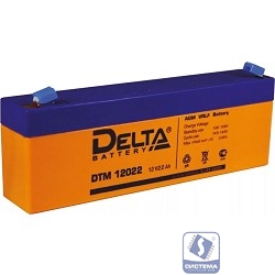 Delta DTM 12022  (2.2 А\ч, 12В) свинцово- кислотный аккумулятор  