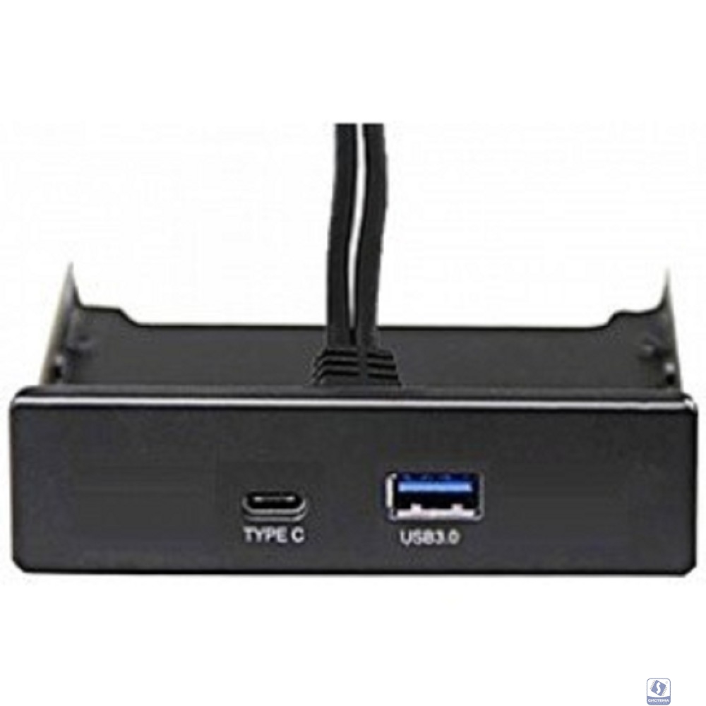 Exegate EX280447RUS Планка USB на переднюю панель Exegate U3H-617, 3,5", 1*USB3.0+1*TypeC, черная, подсоед-е к мат. плат Exegate EX280447RUS Планка USB на переднюю панель Exegate U3H-617, 3,5", 1*USB3.0+1*TypeC, черная, подсоед-е к мат. плат