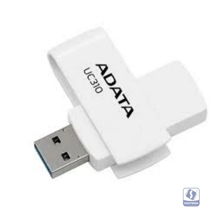 A-DATA Flash Drive 128GB <UC310-128G-RWH> UC310, USB 3.2, белый