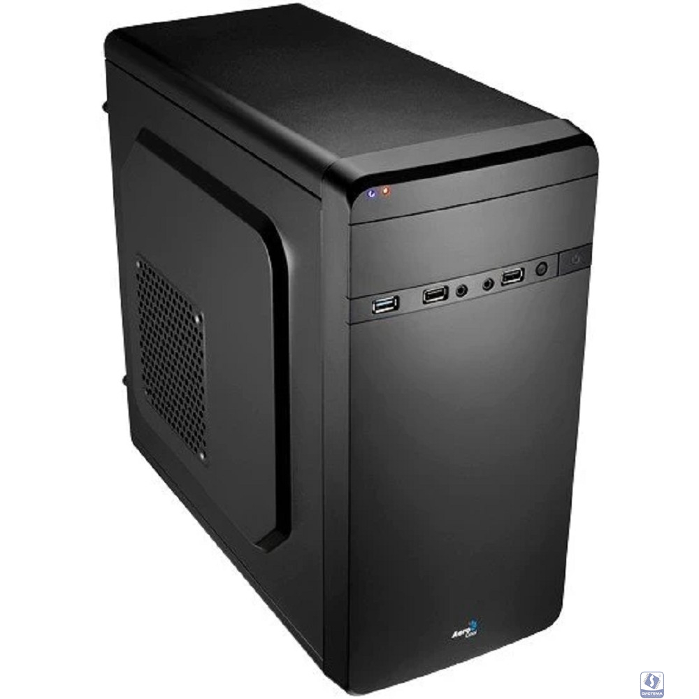 Mini Tower AeroCool Qs-180 черный w/o PSU mATX EN4713105952919