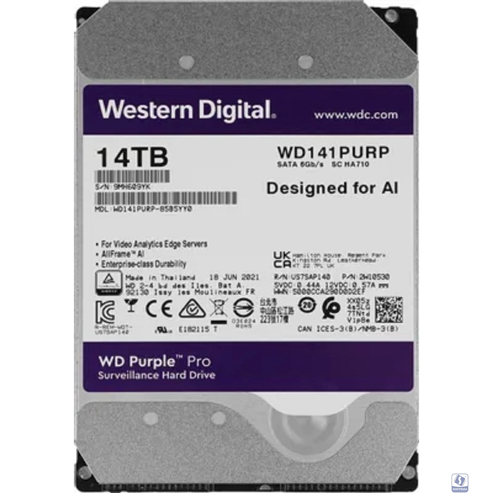 14TB WD Purple Pro (WD141PURP) 