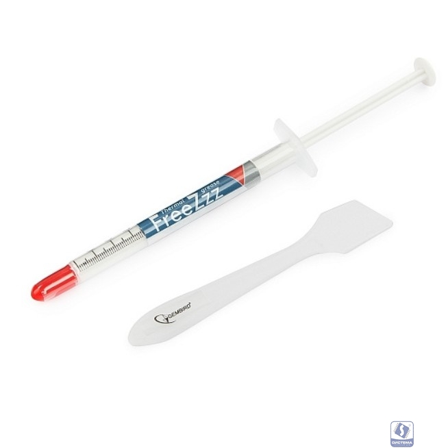 Термо паста Gembird FreeZzz GF-01-1.5 для радиаторов, 1,5гр, шприц