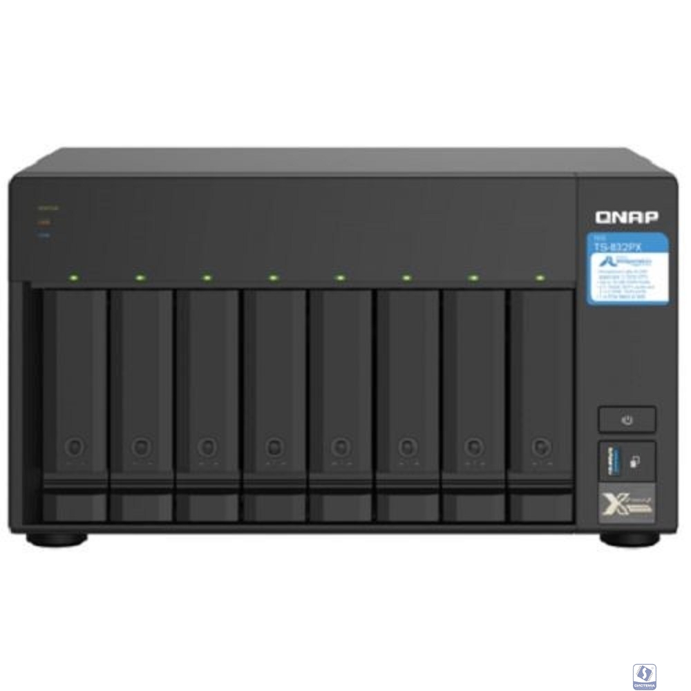 QNAP TS-832PX-4G 8-bay Сетевое хранилище NAS