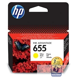 HP CZ112AE Картридж №655, Yellow  