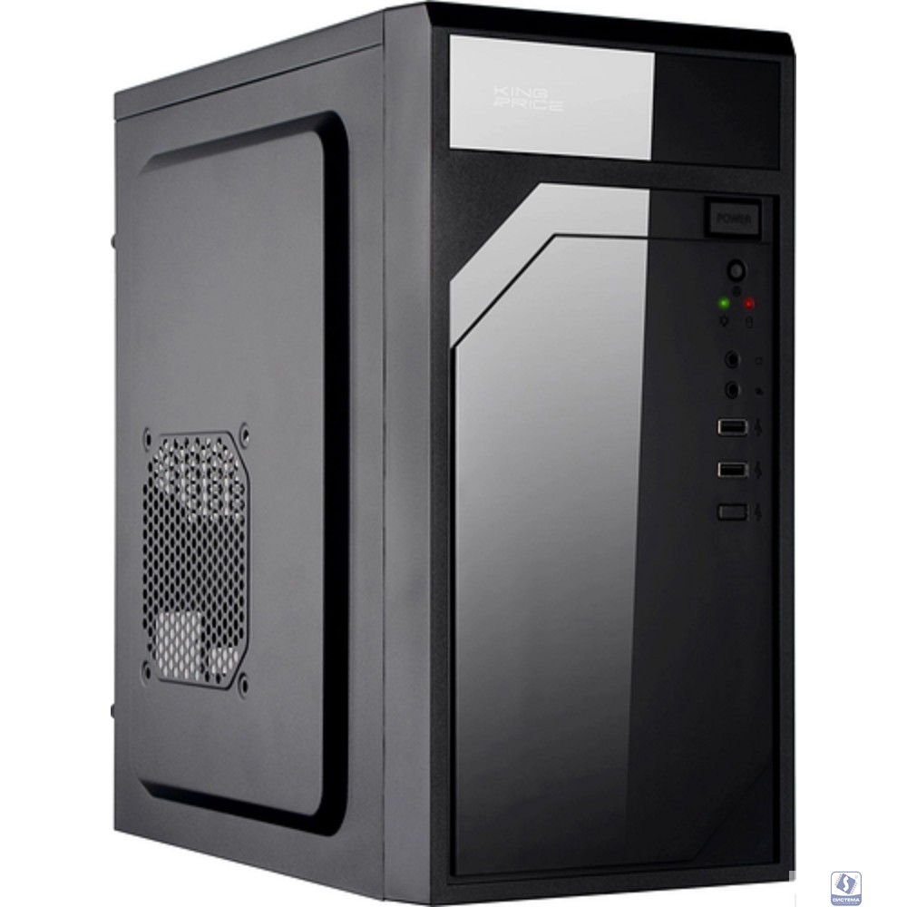 Корпус KingPrice KPCC-MN208 черный без БП mATX 1x80mm 2x120mm 2xUSB2.0 audio
