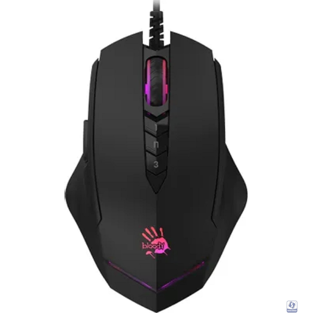 Мышь проводная A4Tech Bloody V8M Max black (оптическая, USB, 8but, 12000dpi) (V8M MAX)