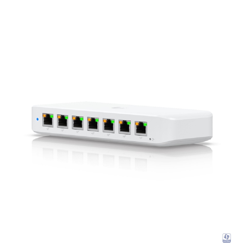 UBIQUITI USW-Ultra PoE-коммутатор, 8х 1G RJ45, раздача 42 Вт