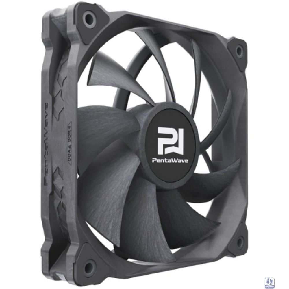 Вентилятор PentaWave PF-K12EX PWM / 120mm 4 pin Dual NMB Ball Bearing 500-2400rpm 108CFM 38.5dBA/ Gray