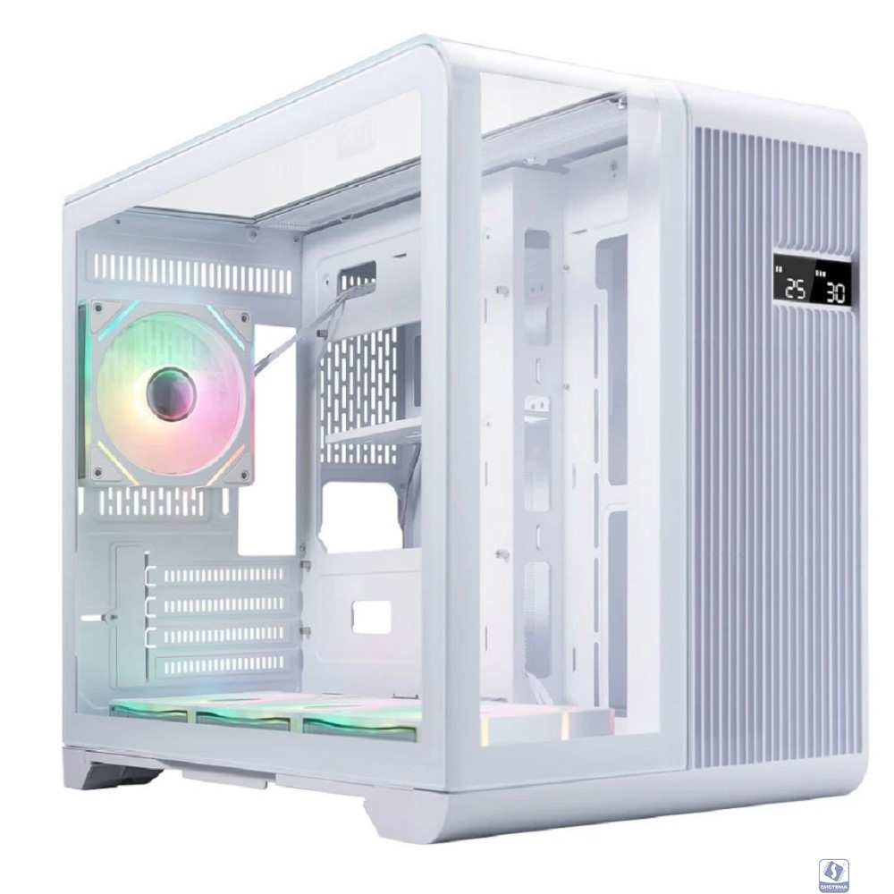 1STPLAYER RT6 ARGB White / mATX / 4x120mm ARGB fans / RT6-WH-3FC7R-W-1FC7-W