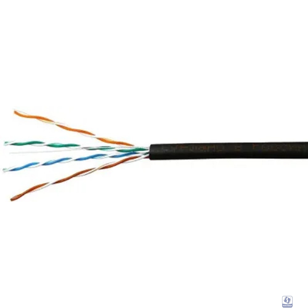 SkyNet Кабель Standart UTP outdoor 4x2x0,48, медный, FLUKE TEST, кат.5e, однож., 100 м, box, черный [CSS-UTP-4-CU-OUT/100]