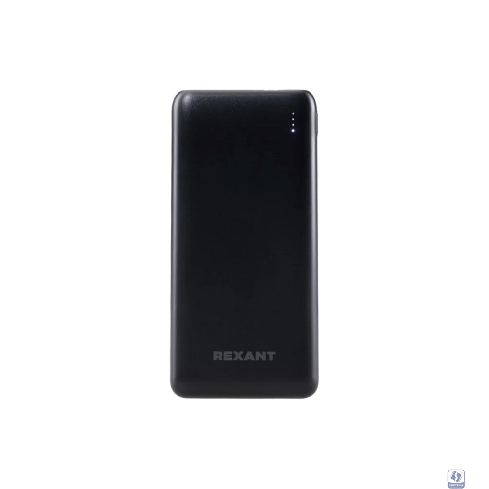 Rexant (30-2051) Портативное зарядное устройство Power Bank (аккумуляторная батарея) 10000 mAh с Quick Charge и Power Delivery, черное 
