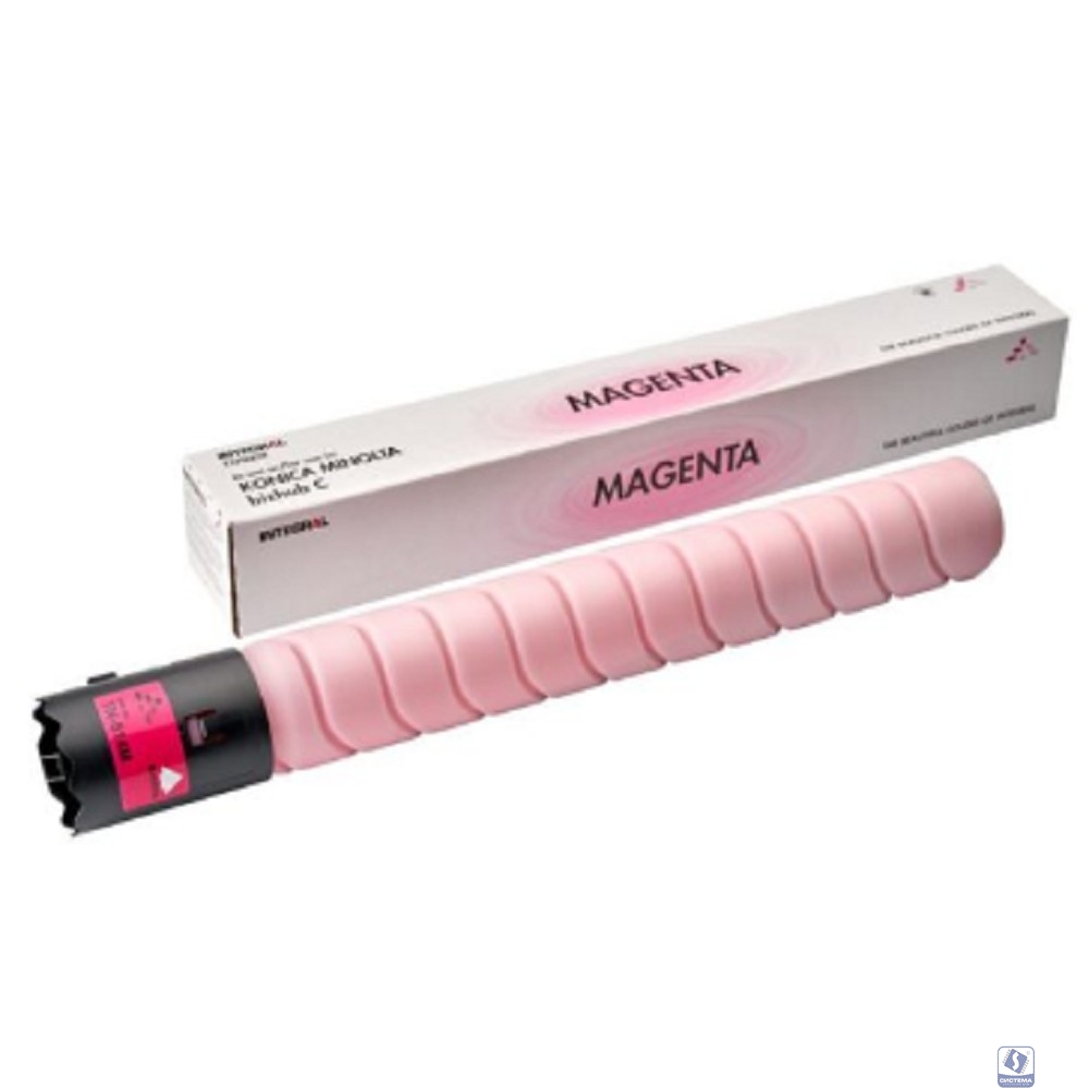 Тонер-картридж Integral для Konica Minolta TN-514M красный bizhub C-458, 558, 658