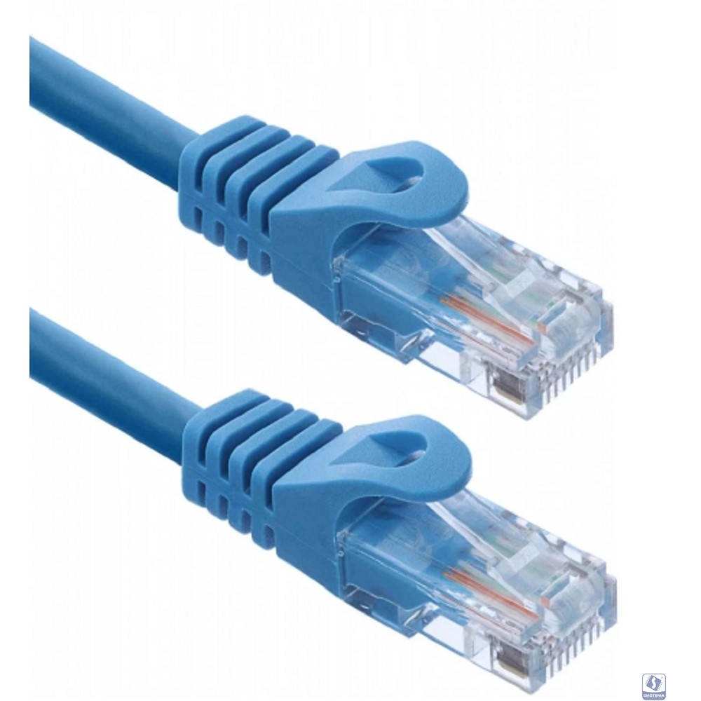Кабель ACD Патч-корд ACD-LPU5E-15L |ACD-LPU5E-15L| Cat5e UTP 24AWG 4Pair, 7/0.18мм CCA Синий,1.5м, (741494) 