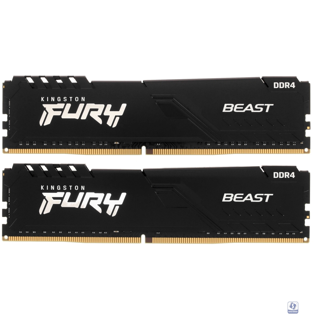 Kingston DDR4 DIMM 16GB Kit 2x8Gb KF436C17BBK2/16 PC4-28800, 3600MHz, CL17