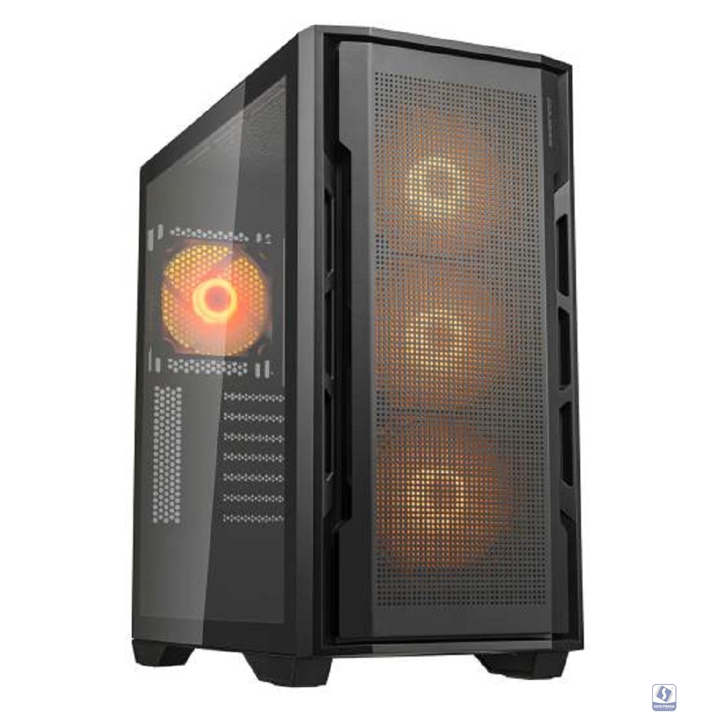 Cougar Корпус Uniface X RGB V2 Black, 4x140mm ARGB PWM Fan, ARGB PWM Fan Hub, без БП, E-ATX