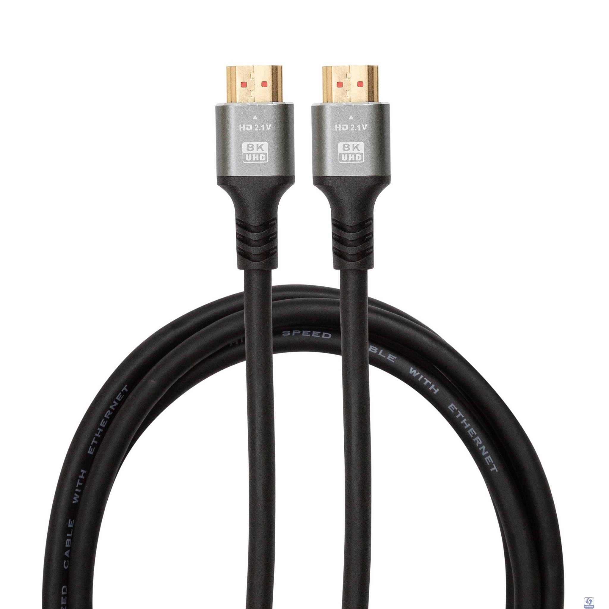 Bion Кабель HDMI v2.1, 19M/19M, 3D, 8K UHD, экран, 2 м, черный [BXP-HDMIV21-2M]