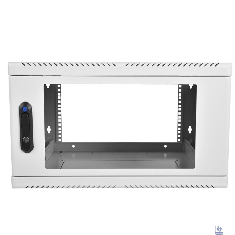 ЦМО Шкаф телекоммуникационный настенный, 6U, 600х480 дверь стекло (ШРН-6.480) (1 коробка)