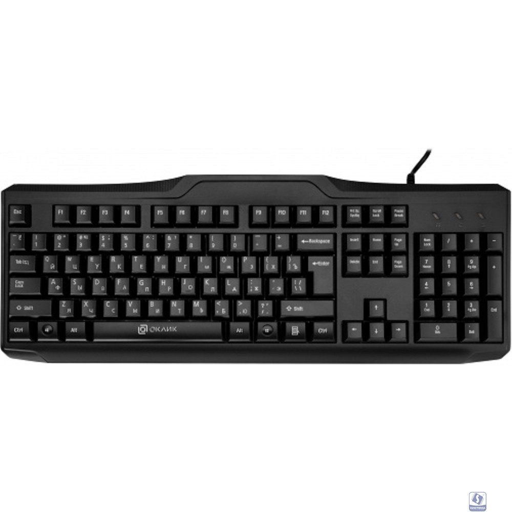 Oklick 170M черный USB проводная, длина кабеля 1.35 м, 104КЛ [855272]