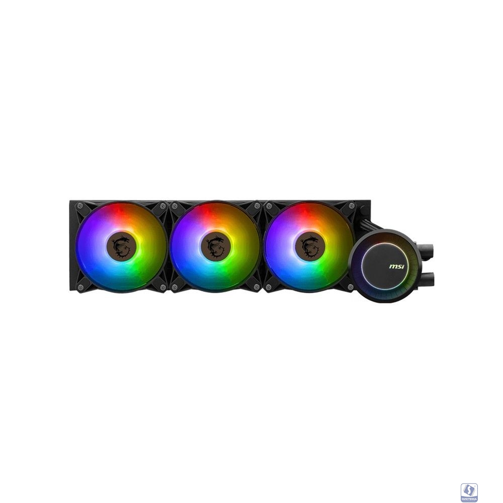 СВО MSI MAG CORELIQUID E360  3xARGB Fan, ARGB Block LGA 1200/1700 AM5/AM4 (306-7ZW6E51-C24/306-7ZW6E17-C24)