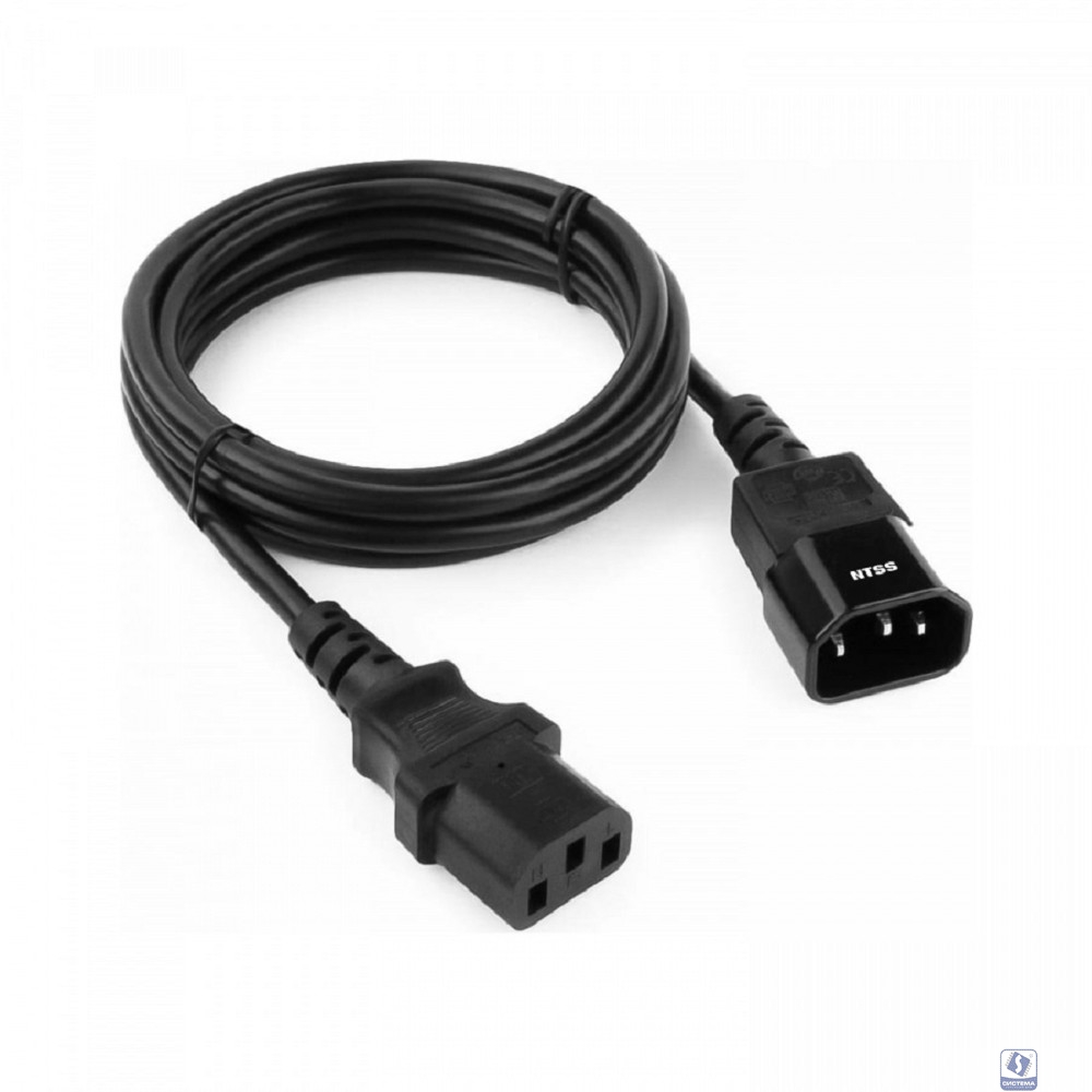 NTSS Шнур питания NTSS для БРП IEC 60320 C13 –  IEC 60320 C14, 3х1.0, 1.8 м, ГОСТ NTSS-PC13144