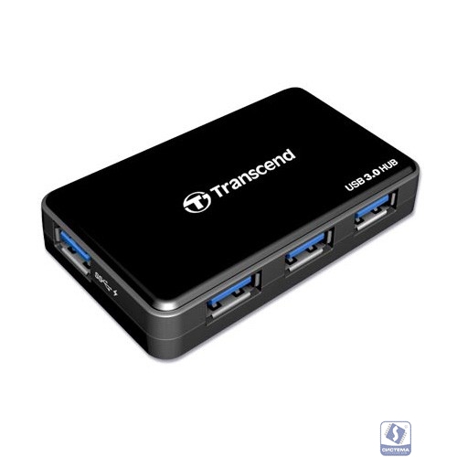 Хаб USB Transcend TS-HUB3K USB 3.0 4-ports Black 