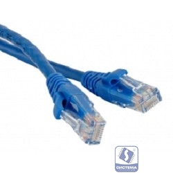 Патч-корд Lanmaster utp LAN-PC45/U5E-0.5-BL вилка RJ-45-вилка RJ-45 кат.5е 0.5м синий LSZH (уп.:1шт)
