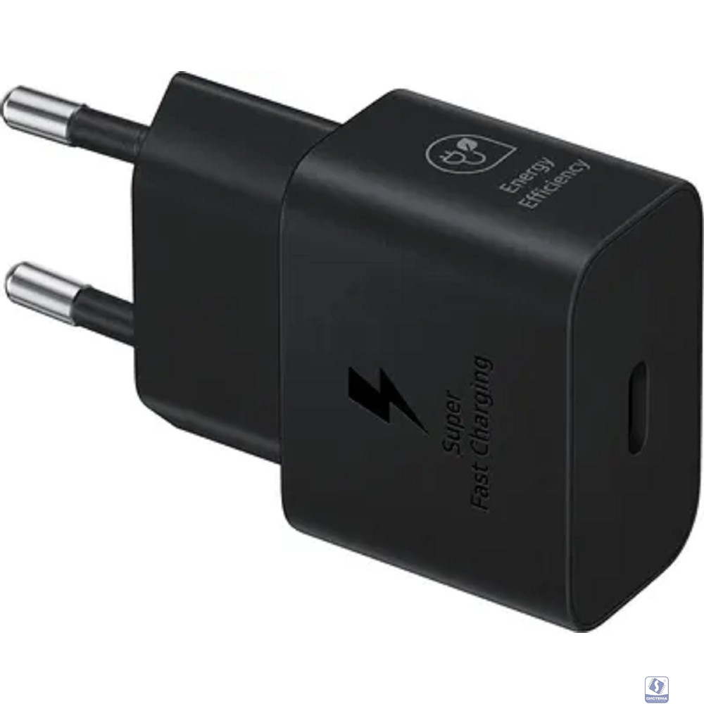 Сетевое зарядное устройство Samsung EP-T2510,  USB type-C,  25Вт,  3A,  черный [EP-T2510NBEGEU]