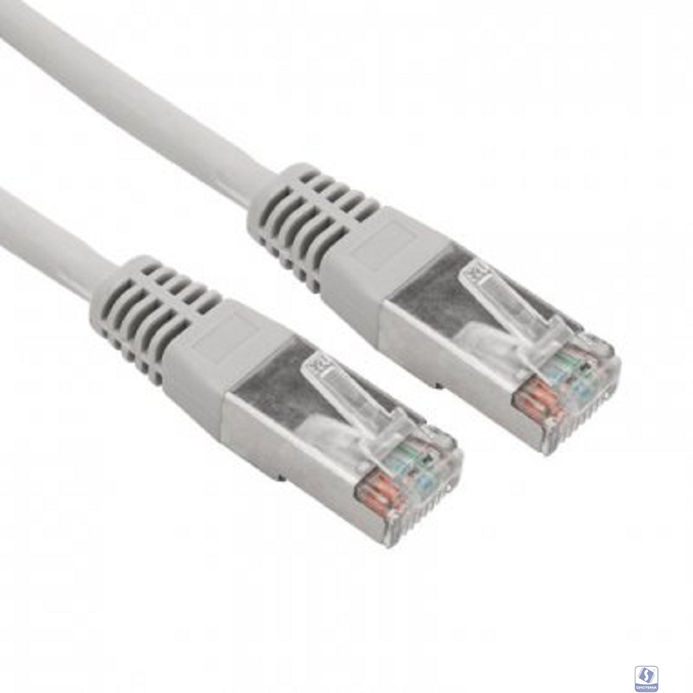 Rexant (02-0110-03) Патч-корд F/UTP, CAT 5e, RJ45-RJ45, 26AWG, LSZH, серый, 0,3м