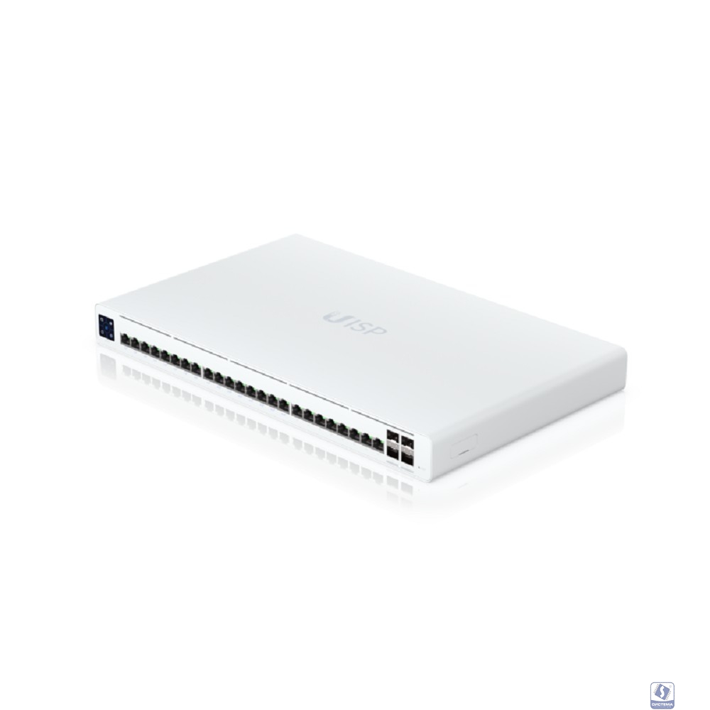 UBIQUITI UISP-S-Pro PoE-коммутатор, 24х 1G RJ45, 4х 10G SFP+, раздача 220 Вт 